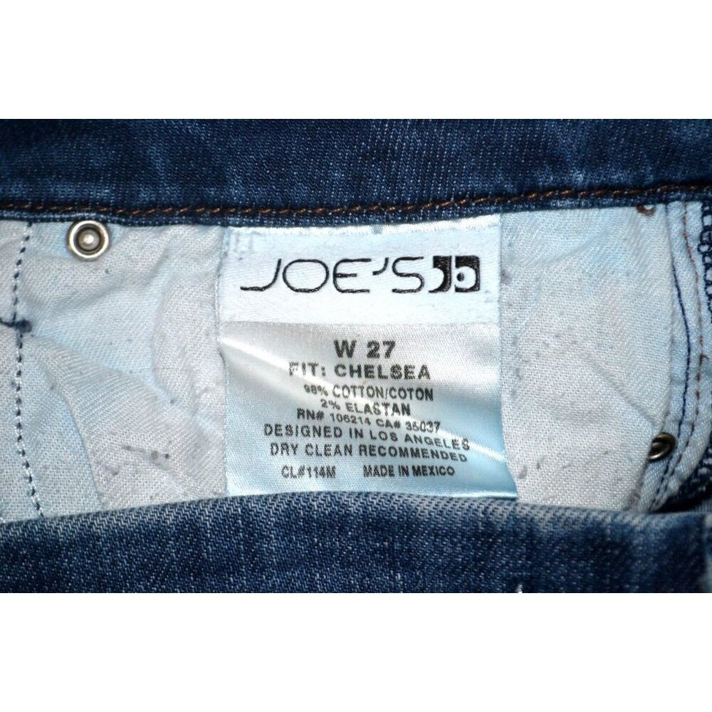JOE'S JEANS Women's Chelsea Fit Skinny Jeans SIZE 27 Dark Wash - Hoxten - Picture 8 of 8